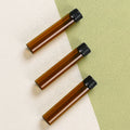 2024 New Arrival Ready to Ship Round 10ml Amber Glass Bottle with Screw Lid Mini Empty Essential Oil Glass Bottles
