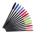 Wholesales Private Label Reusable Makeup Mascara Brush Wands Applicator Silicone Eyelash Brushes Eyelash Extensions Brush