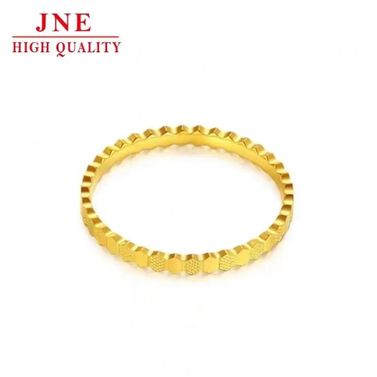 Cnc Zhoujia Same Style Honeycomb Fashion All-Match Geometric Hexagonal Bracelet Vietnam Gold Jewelry Batch
