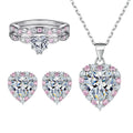 Durable Resin Coating 925 Silver Zirconia Set Extra Protection CZ Anti-Scratch Surface