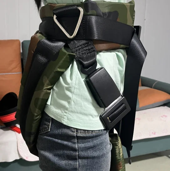Bungee Jumping Safety Gear Set Harness Hooks Elastic Cords Secure Pockets Adjustable Belts & Accessories Adventure Equipment
