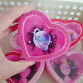 Luxury Lashbox Packaging for Valentine's Day OEM Heart Shape Eyelash PackagingWholesale 3d Mink Eyelash Packaging Box