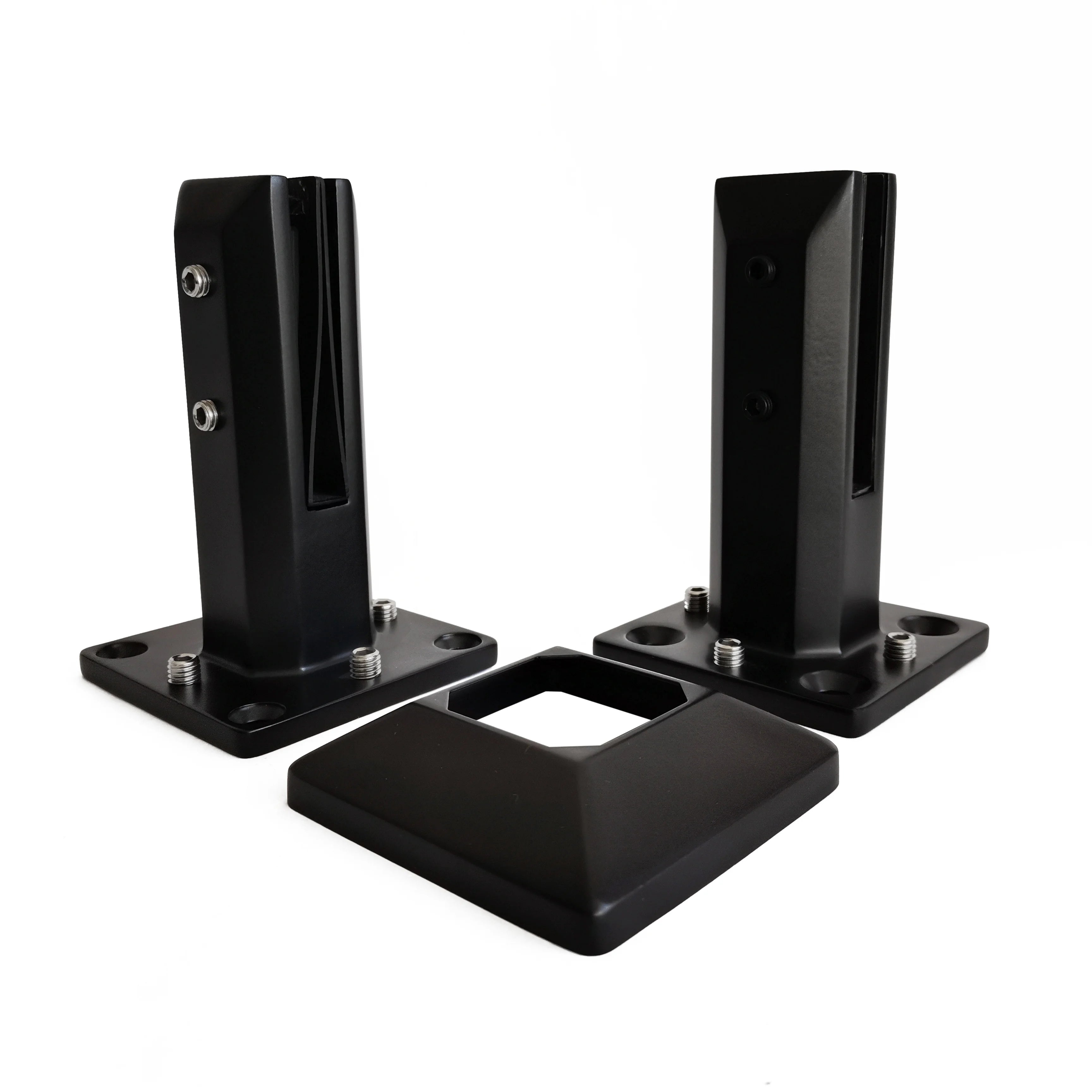 Stair Railing Post Clamps Stainless Steel Glass Spigot
