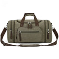 Custom Durable Classic Large Capacity Weekender Overnight Travel Duffle Bag with Zipper Closure for Men