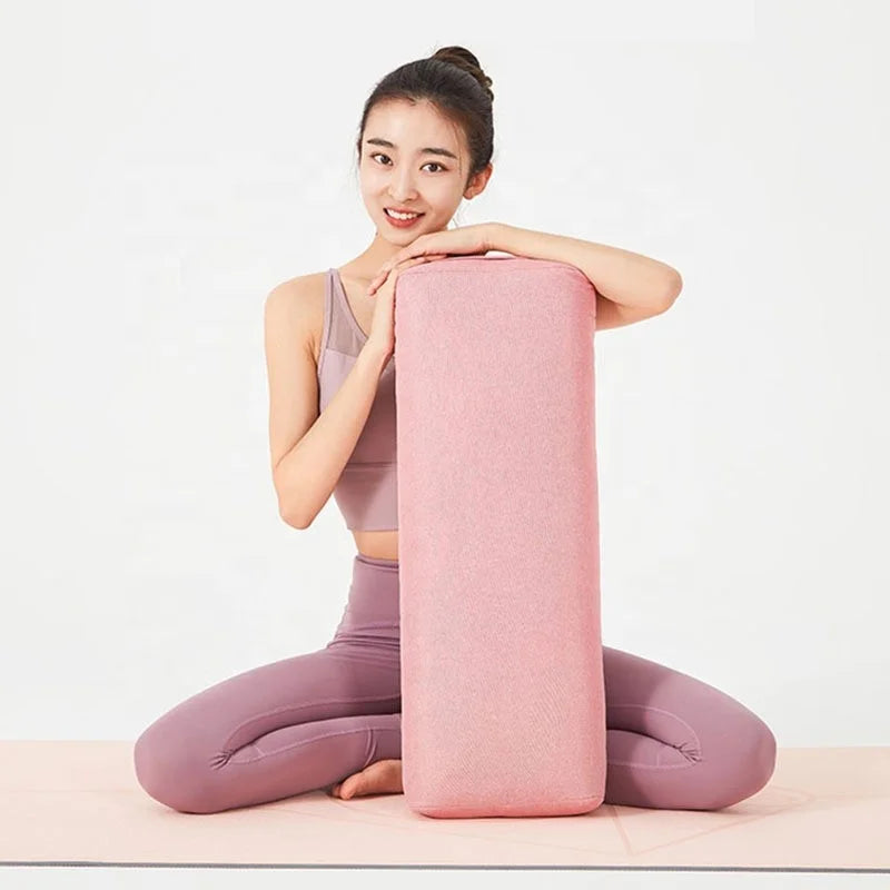 Yoga Bolster Supportive Rectangle High Quality Sponge Meditation Pillow