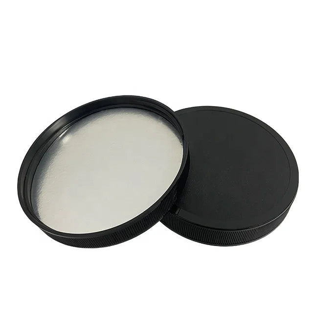 89/400 110/400 Wide Mouth Black Color Plastic Lid for Wide Mouth Jar