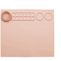 Silicone Craft Mat 17*15 Inches Silicone Painting Mat with Water Cup for Crafts Perfect for Resin Mat
