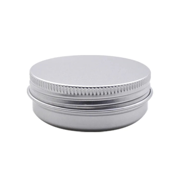 Can Jar Container Aluminum Cosmetic/candle Metal Hot Sale 2oz/68*25mm Small Round Silver 60ml Food Capsule Aluminum Jar