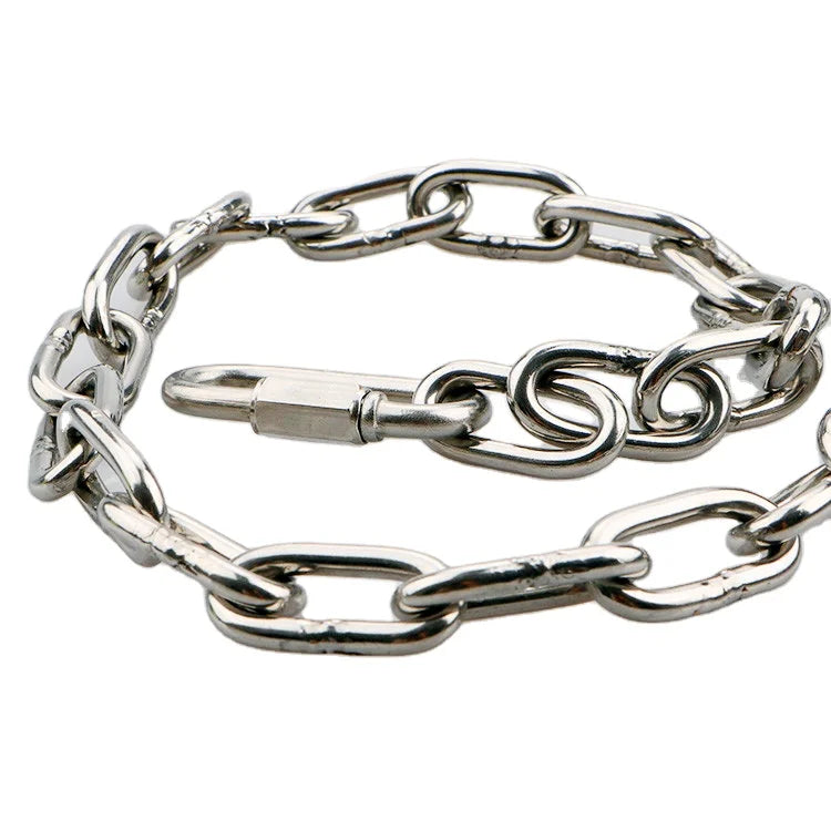 Customized Industrial Stainless Steel Lifting Chains for Mining Manufacturers' Circular Ring Transmission Chain