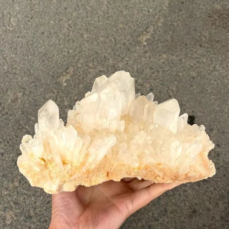 Wholesale Bulk Large Polished Clear Quartz Cluster Raw Rock Crystal Specimen for Decoration