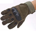 Tactical Pro Glove Rubber Hard Knuckle Outdoor Full Finger Touch Screen Gloves for Men Fit for Motorcycle Hunting Hiking Camping