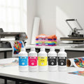 Waterproof Refill 1000ML 6 Color Set Textile Pigment Cmykw White DTF Ink for Epson L1800 L801 L805 L1300 4720 I 3200 Printer