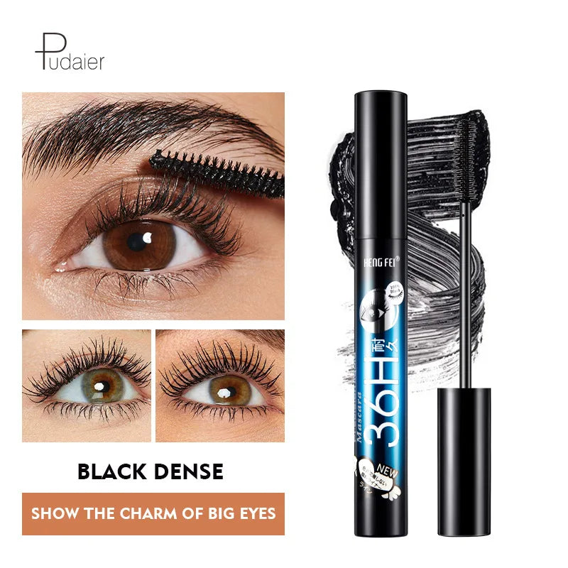 Private Label Lengthening Curling Volume Black Mascara Wholesale Long Lasting Waterproof Easy to Clean Mascara