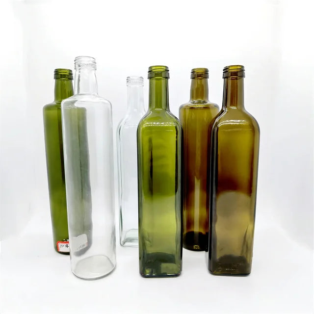 500ml Flint Glass Dorica Oil Bottle Olive Oil Bottle Glass Bottle