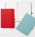 Manufacturer A5 Hard Leather Strap Elastic Band PU Office Notebook with Custom Logo Printing for Diary Notepad Promotional Item