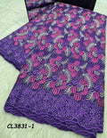 Hot Sale African Original Embroidery 100 % swiss Cotton Voile Dry Lace Fabric for Party Dress