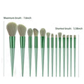 Professional Beautiful Wooden Handle Super Soft Vegetarian Face Makeup Brush Set Cruelty Free Eco-Friendly