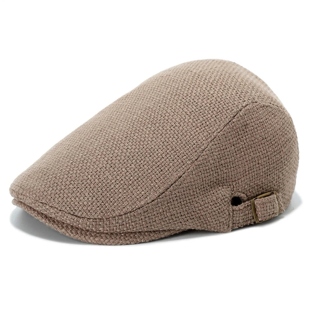Hot Selling Newest Style Beret Cap Jute Flat Newsboy Hat Customizable Ivy Hat for Women Men Summer Fashion Dress Casual Sports
