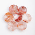 Healing Pretty Crystal Craft Fire Quartz Bowl Warm Energy Natural Crystal for Gift
