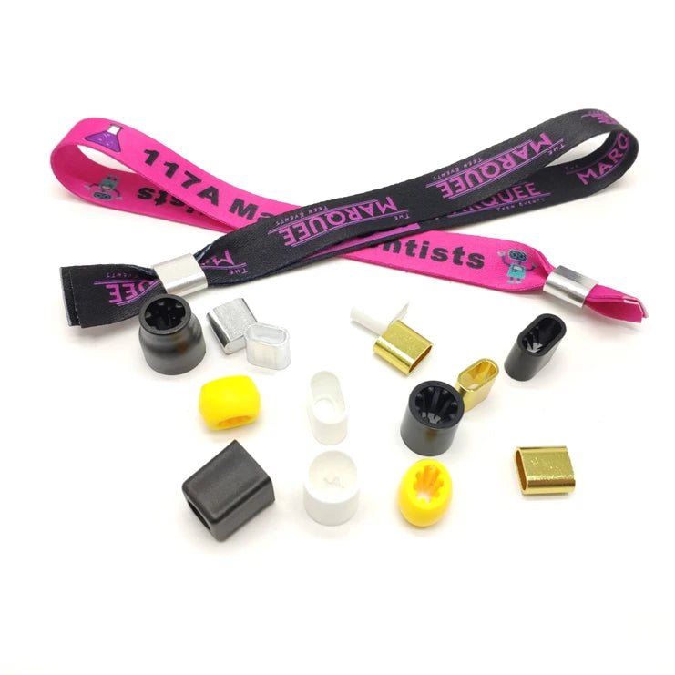 Customized Eco-Friendly Waterproof Embossed Woven Festival Wristbands-Promotional Gifts
