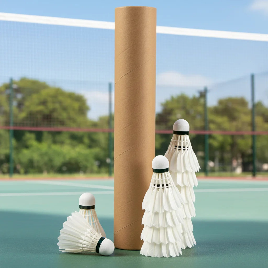 JuDIng JD-B157 High Speed Training Goose Feather Badminton Stability Shuttlecocks 12 Pack 5g for Indoor Outdoor Use