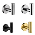 Bathroom Heavy Duty Eco-Friendly Wall Mounted 304 Stainless Steel Single Robe Towel Coat Hook Living Room