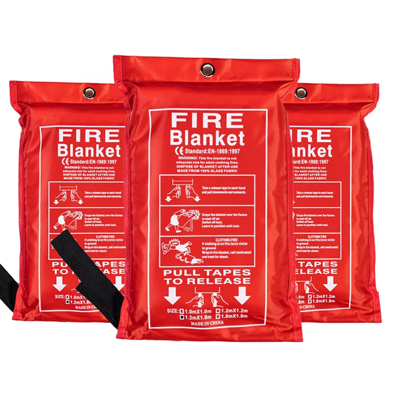 Fire Blanket Emergency Fire Blanket Silicone Coated Fiberglass Fire Blanket 2M X 2M