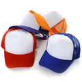 Custom 5-Panel Mesh Foam Trucker Hat 3D Embroidery Waterproof Breathable Polyester Sports Cap for Outdoor Activities Image