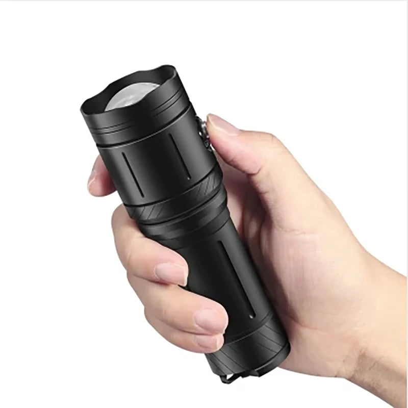 P50 400-500M Underwater IP68 Waterproof Aluminum Alloy USB Rechargeable LED Deep Sea Operation Patrol Diving Torch Light