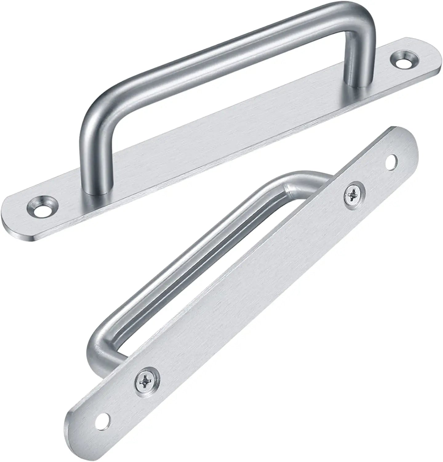 Wholesale Price Entrance Door Pull Handle Factory Custom Door Pull Screw Mounted Fixing Plate SS Pull Handle