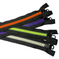 HengDa Eco-Friendly Resin Zipper Open-End Auto Lock Slider Custom Colors Large Zipper for Garment & Bags