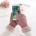 Fancy Winter Touch Screen Thicken Fleece Women Gloves