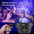 Drop Shipping LED Sky Projector Starry Sky Twinkling Laser Music Night Light Star Projectors for Baby Kid