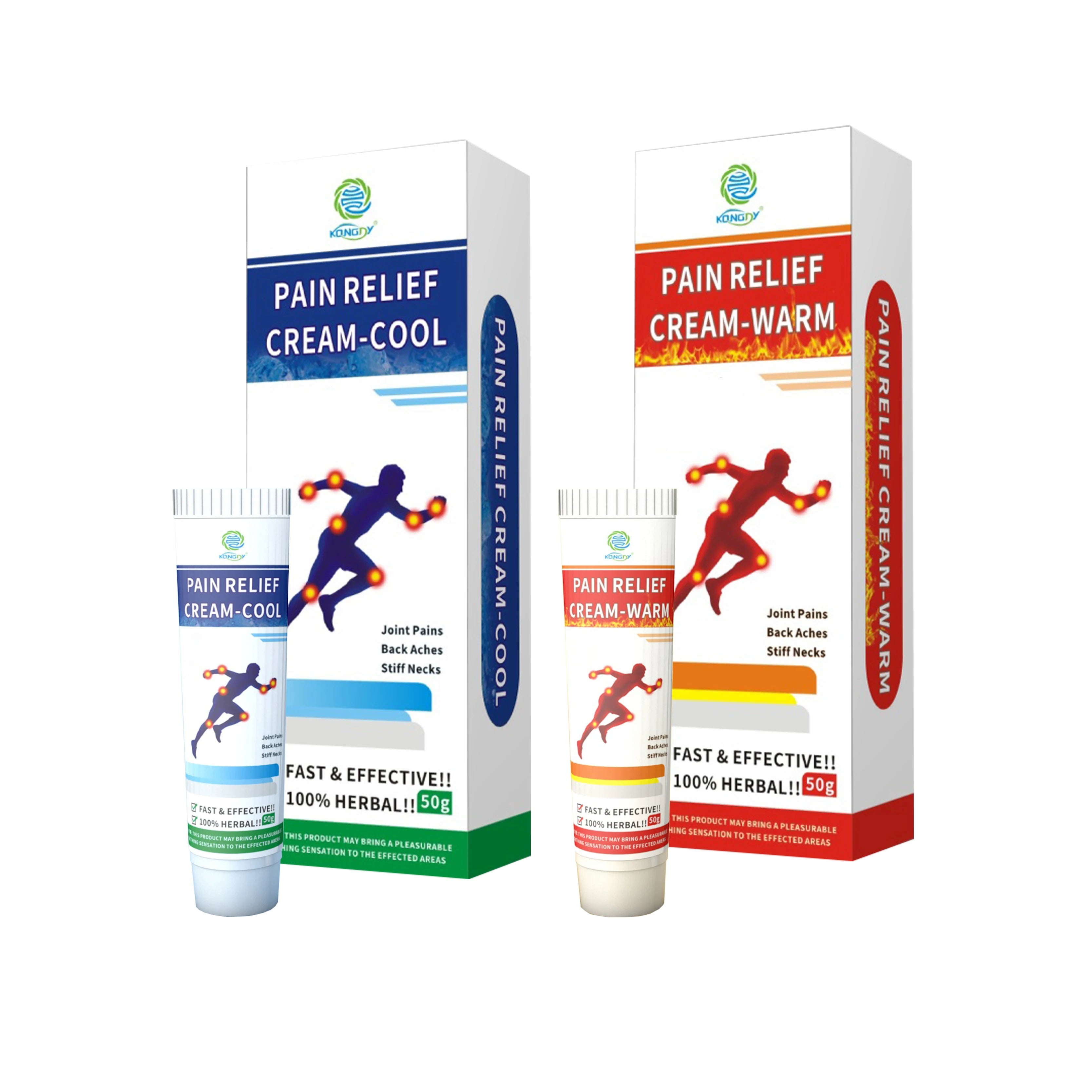 Free Sample Muscle 50g Pain Re.lief Cream Warm Knee and  Joint Pain Gel Cream Cool