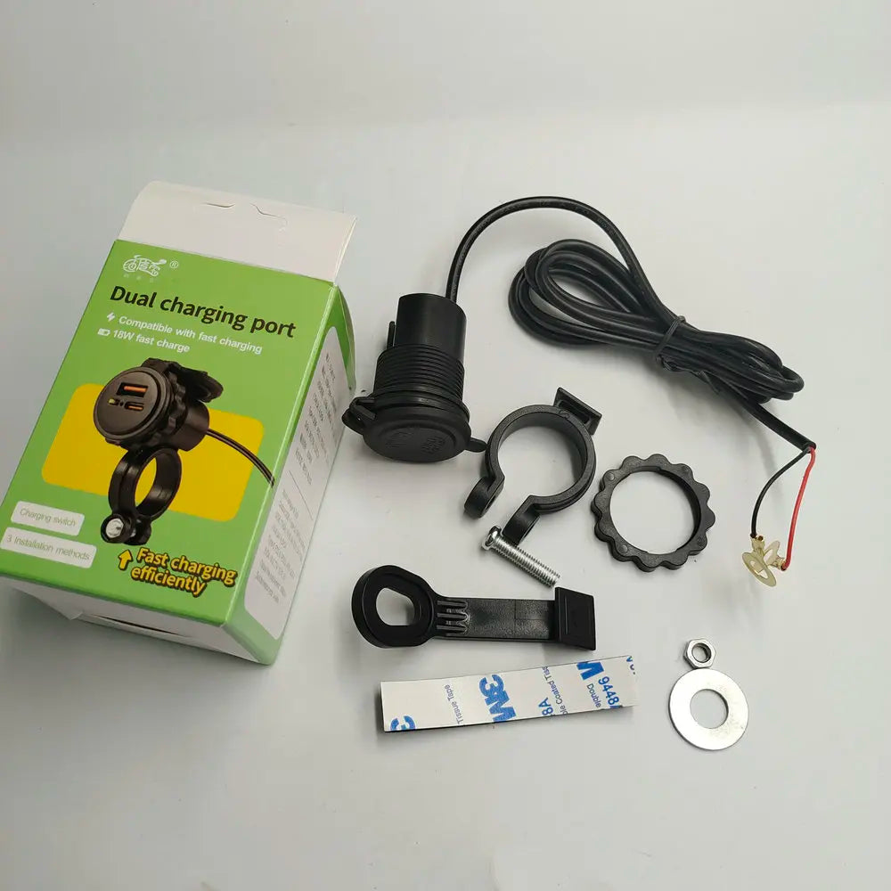 Electric Bicycle Refreshing Mobile Phone Charger With Waterproof Cover