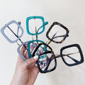 Women Men Transparent Optical Glasses Frames Female square Frame Glasses Eyeglasses Fashion clear Lens Glasses Anti Blue