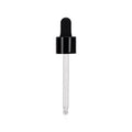 13/410 18/410 Plastic Oil Droppers Black 20/410 Plastic Essential Oil Dropper for Glass Bottle