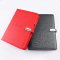 Hot Selling Business Notebooks Gifts Set Custom Leather Notebook Power Bank Smart Notepad Journals Wireless Charger Notebooks