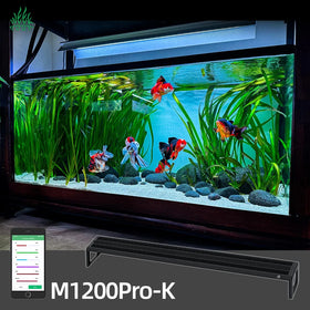 WEEKAQUA M1200K Hot Sale M Series RGB UV Led Aquarium Light for Nano Aquarium Light Button Control with Cycle Timer Nano Tank