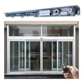 Automatic Sliding Door Operator Commercial Entrance System Dunker Motor Aluminium Electric Double Door Opener 120KG