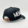 Street Style 5 Panel Dad Hat 100% Cotton Unstructured Embroidery Custom Classic Baseball Cap 3D Embroidery Dad Hats for Women