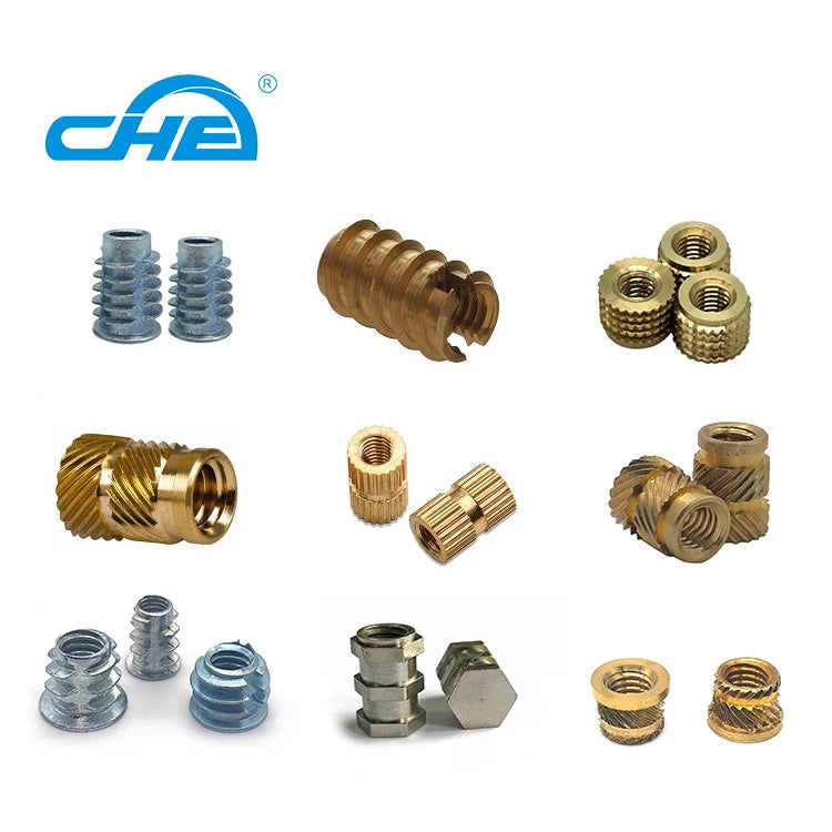 China Wholesale Stainless Steel A2-70 Brass Furniture Threaded Inserts DIN7965 Hex Drive Wood Insert Nut