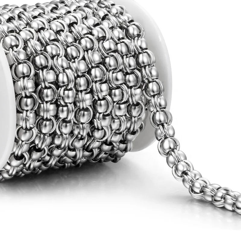 Wholesale Stainless Steel Pearl Necklace Chain Necklace for Men Women Necklace Jewelry Accessories