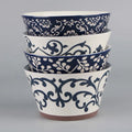 Top Seller Nordic Retro 18oz Ceramic Soup Bowl Personalise Silk Printing Custom Ceramic Ramen Bowl