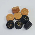 Best Selling Custom logo Black/brown 14mm Billiard Pool Cue Tips Pigskin in SS/S/M/H 8 Layers Stick Tips Billiard Accessories