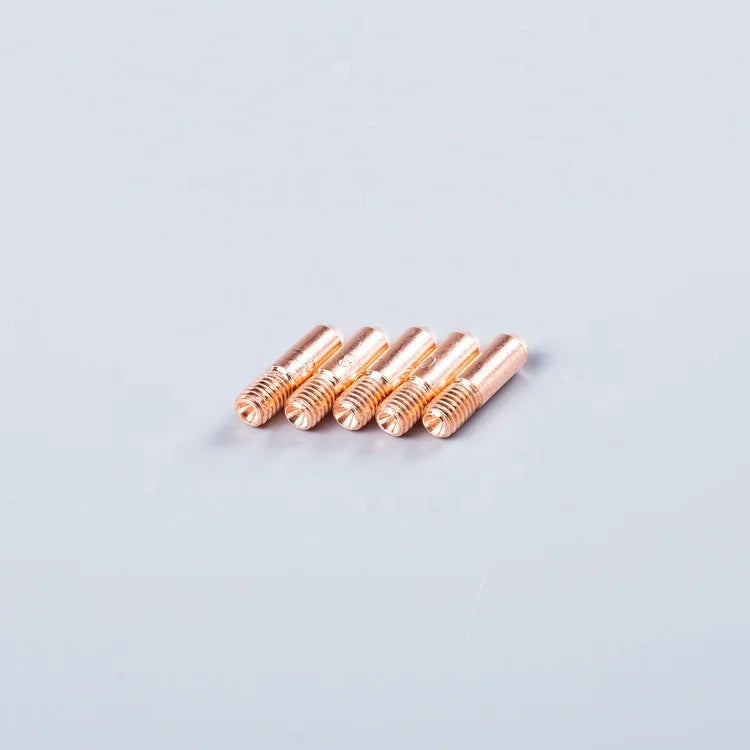 HUARUI Welding Spare Parts CU-E Welding Tip Contact Tip M5X18mm for MB14AK Welding Torch Part No.140.0037