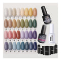 Hema-free Milky Color Rubber Base Uv Gel Base Coat Gel Nail Polish Non-Toxic Scentless 15Ml Morandi Rubber Base Hard Gel