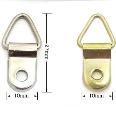 Factory Price Golden Picture Hanging Kit Photo Frame Hooks Wall Mount Hanger Hook with Screws