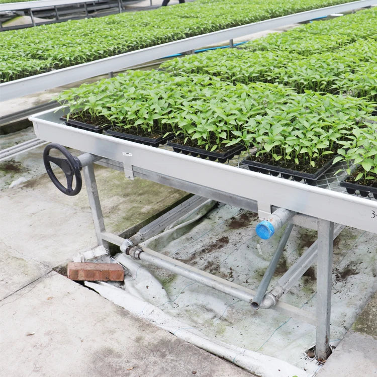 GT Agricultural Equipment Growing Tables Wire Mesh Seedbed Greenhouses Rolling Benches
