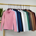 12 Colors Women's Equestrian Clothing Quick Dry Long Sleeve Tops Half Zip Women Horseback Tops Shirts for Female